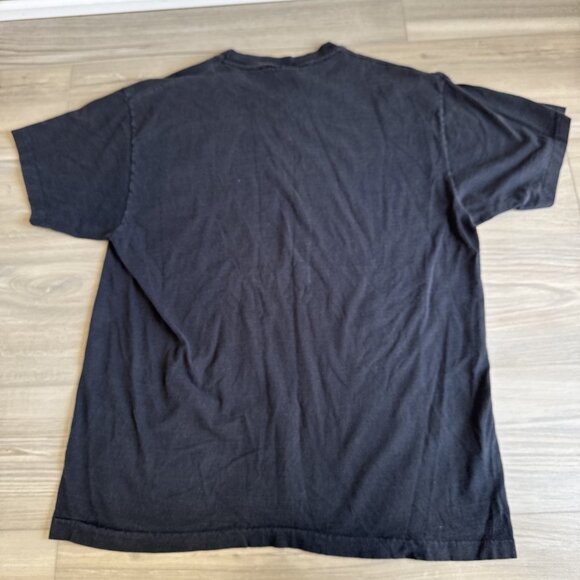Woodstock Festival Vintage 90s T Shirt Mens XL EM Great Entertainment Black Crow - Picture 11 of 11